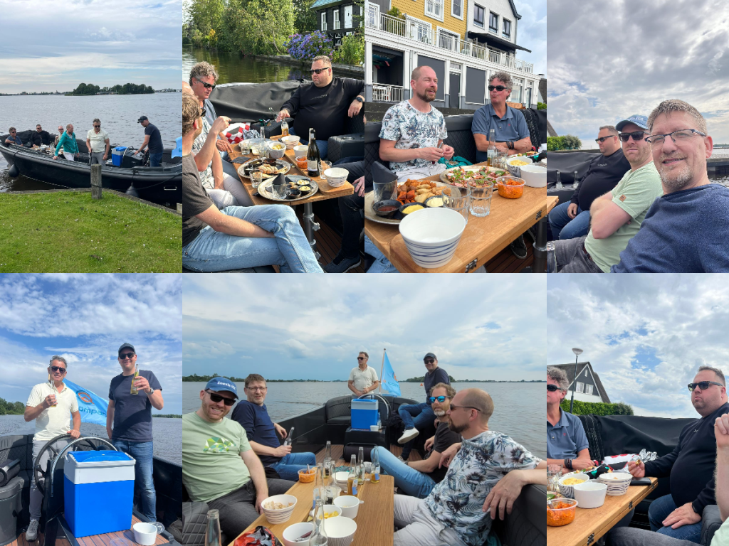 QA Company aan het varen op de Oostvaarder Plassen