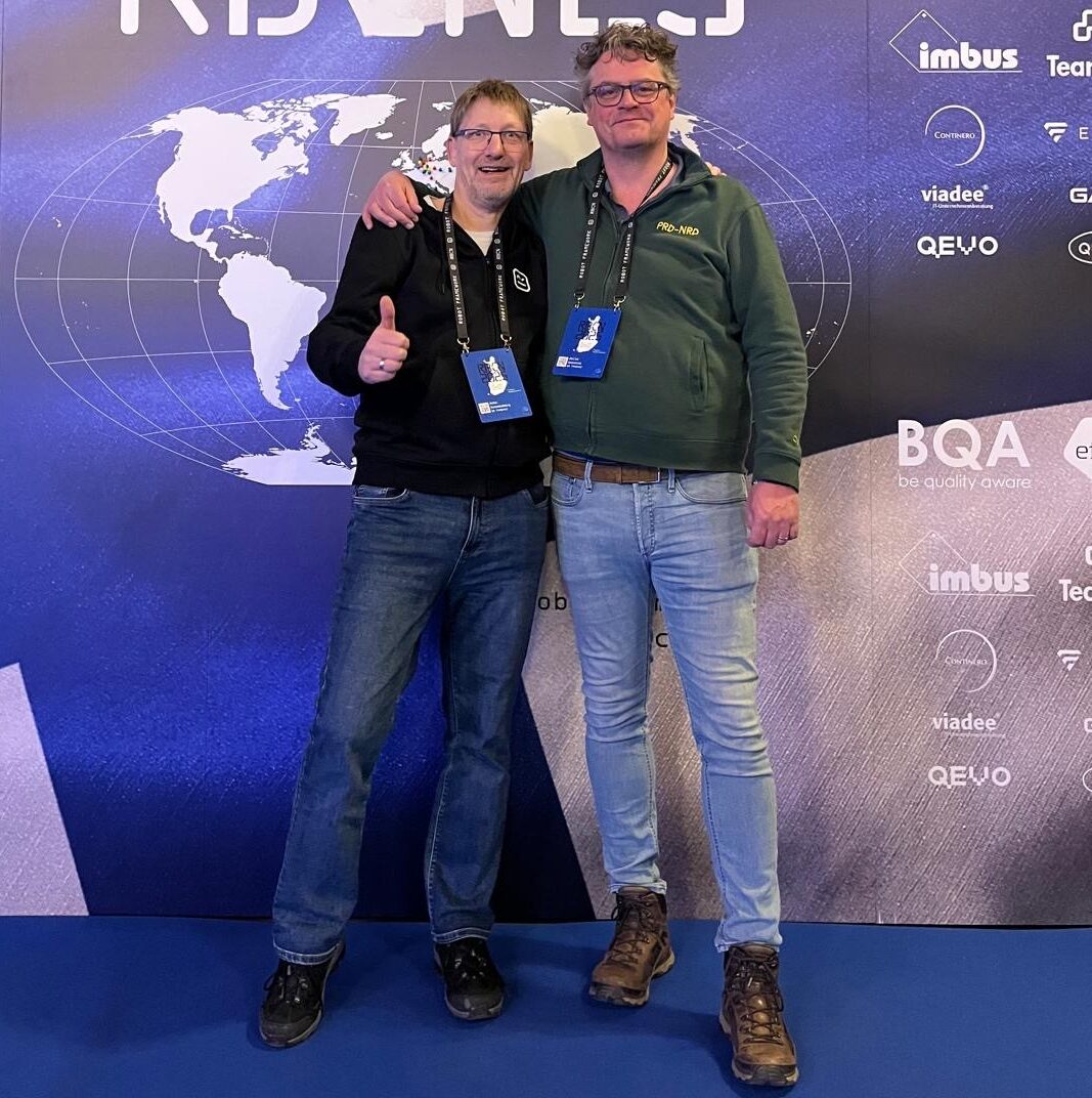 John en Jelle op Robocon 2025
